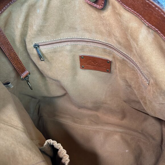 Patricia Nash Tooled Burnished Leather Tote Shopper - Picture 11 of 16